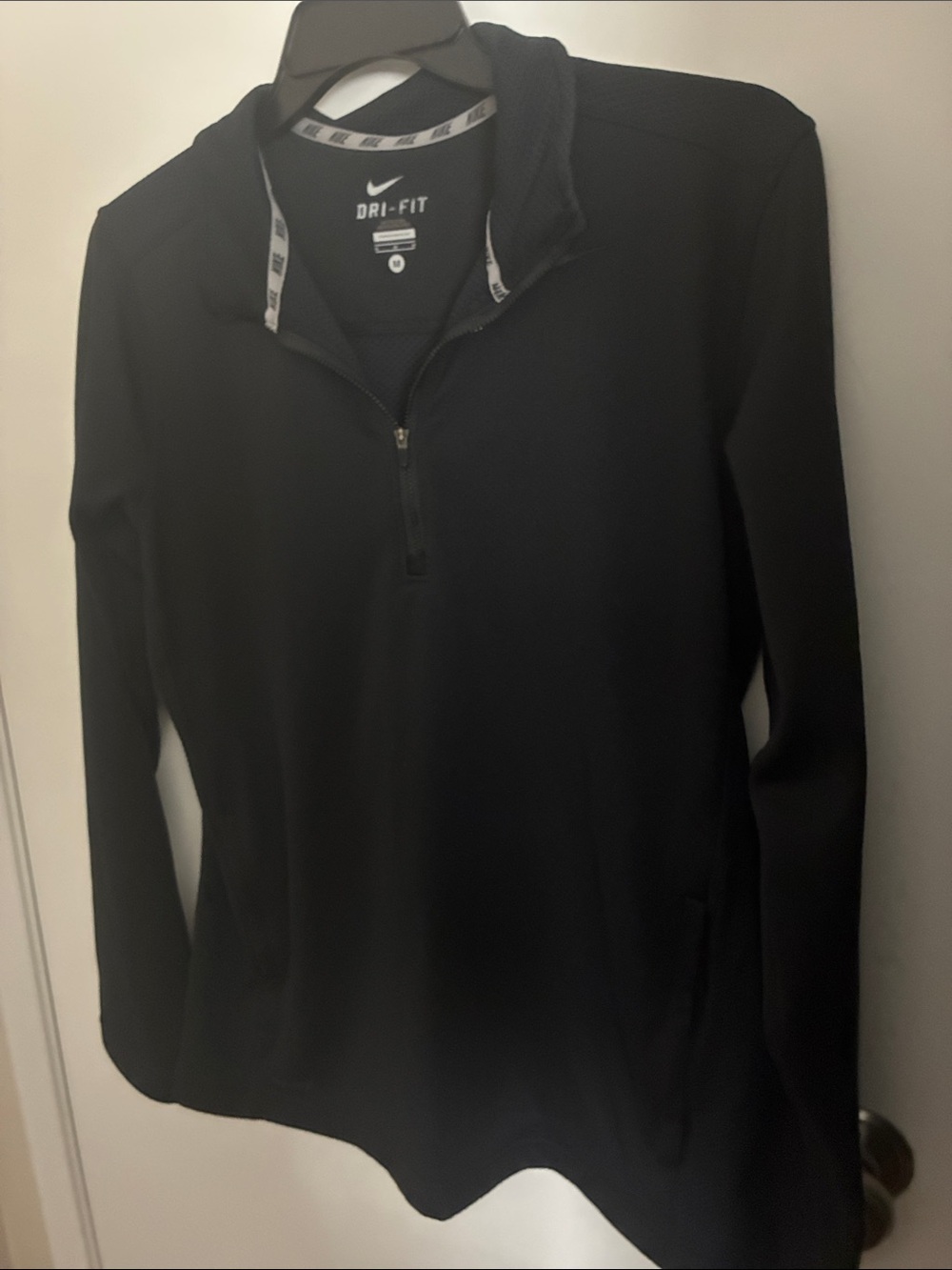 Nike Black Dri-FIT Quarter-Zip Training Pullover